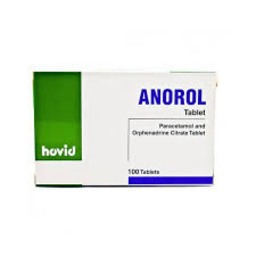 Anorol Orphenadrine Citrate + Paracetamol